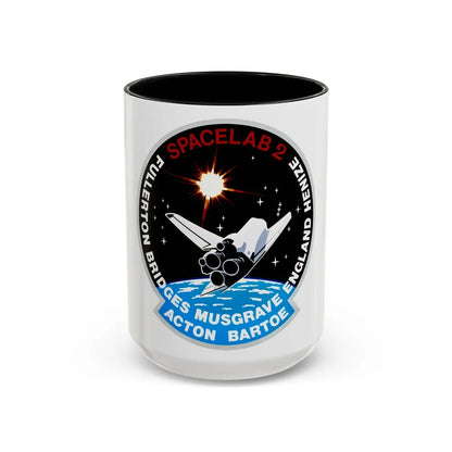 STS 51 f (NASA) Accent Coffee Mug-15oz-Black-Go Mug Yourself