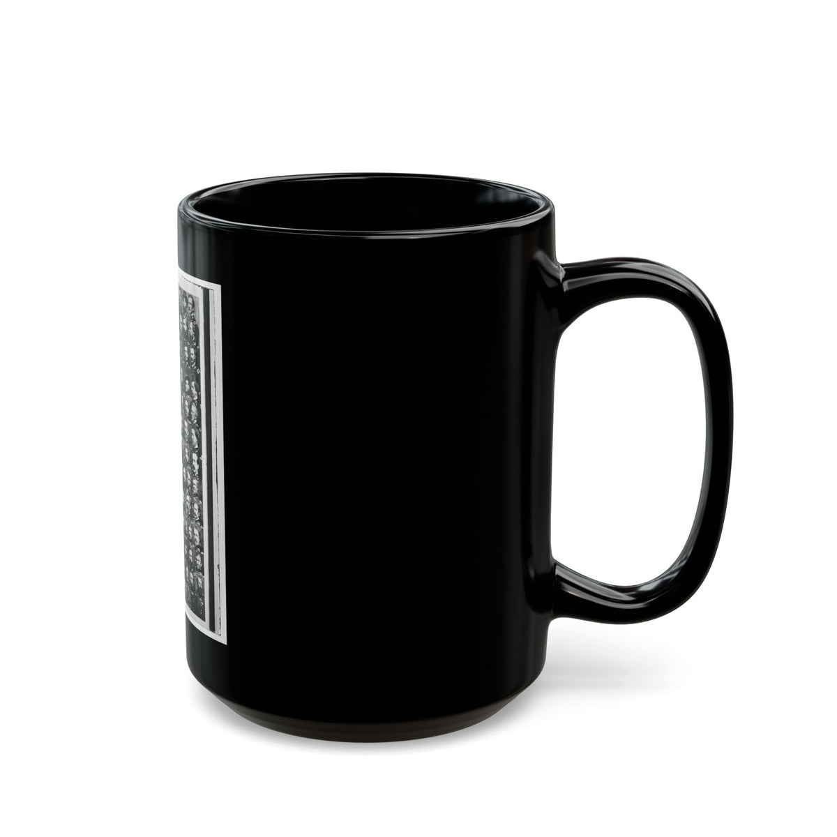 Untitled 003 (U.S. Civil War) Black Coffee Mug