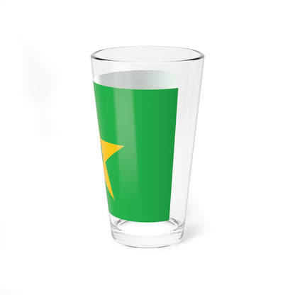 Flag of Okawa Kochi (Japan) Pint Glass 16oz