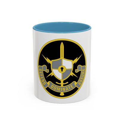 United States Cyber School 2 (U.S. Army) Accent Coffee Mug