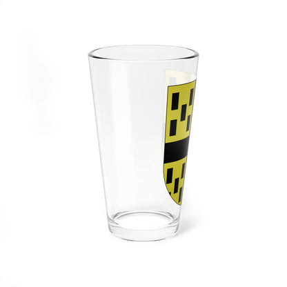 Grandfontaine-coat of arms (Switzerland) (Coat of Arms) Pint Glass 16oz