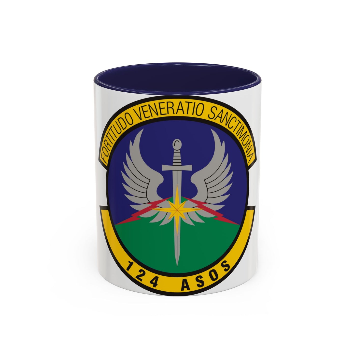 124th Air Support Operations Squadron (U.S. Air Force) Accent Coffee Mug