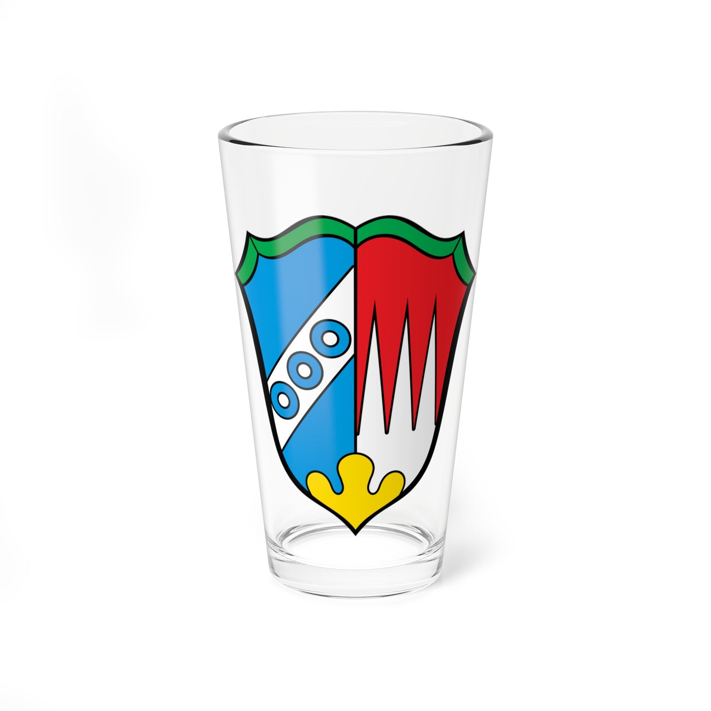 DEU Bergrheinfeld COA (Germany) (Coat of Arms) Pint Glass 16oz