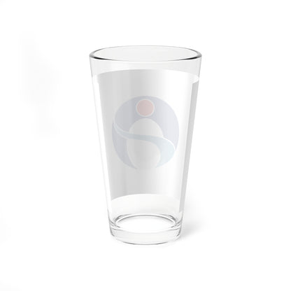 Flag of Amami Kagoshima (Japan) Pint Glass 16oz