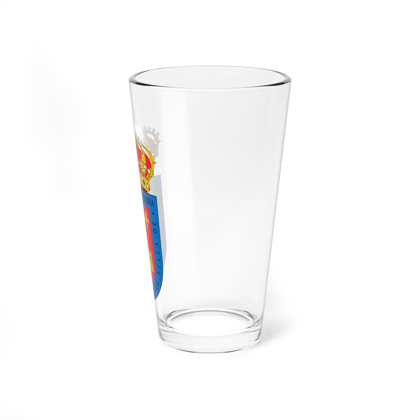 Escudo de La Almunia de Doña Godina (Spain) (Coat of Arms) Pint Glass 16oz