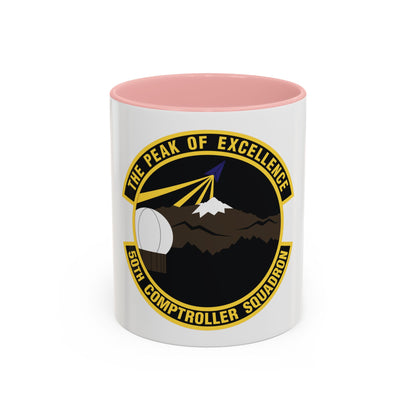 50th Comptroller Squadron (U.S. Air Force) Accent Coffee Mug