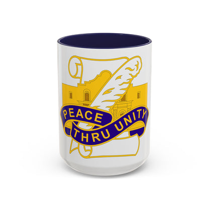 321 Civil Affairs Brigade 2 (U.S. Army) Accent Coffee Mug
