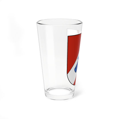 Horriwil-blazon (Switzerland) (Coat of Arms) Pint Glass 16oz