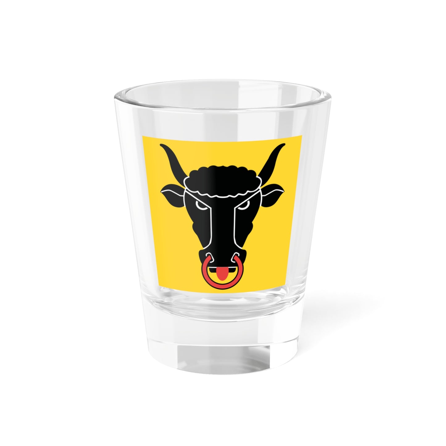 Flag of Canton of Uri (Switzerland) Shot Glass 1.5oz