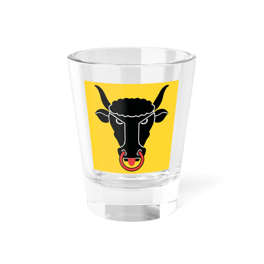 Flag of Canton of Uri (Switzerland) Shot Glass 1.5oz