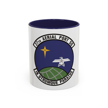27th Aerial Port Squadron (U.S. Air Force) Accent Coffee Mug