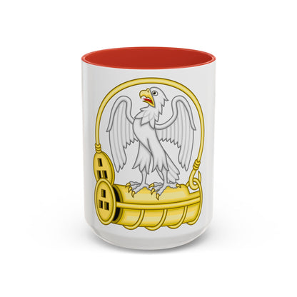 Falcon and Fetterlock Badge of Edward IV - Accent Coffee Mug