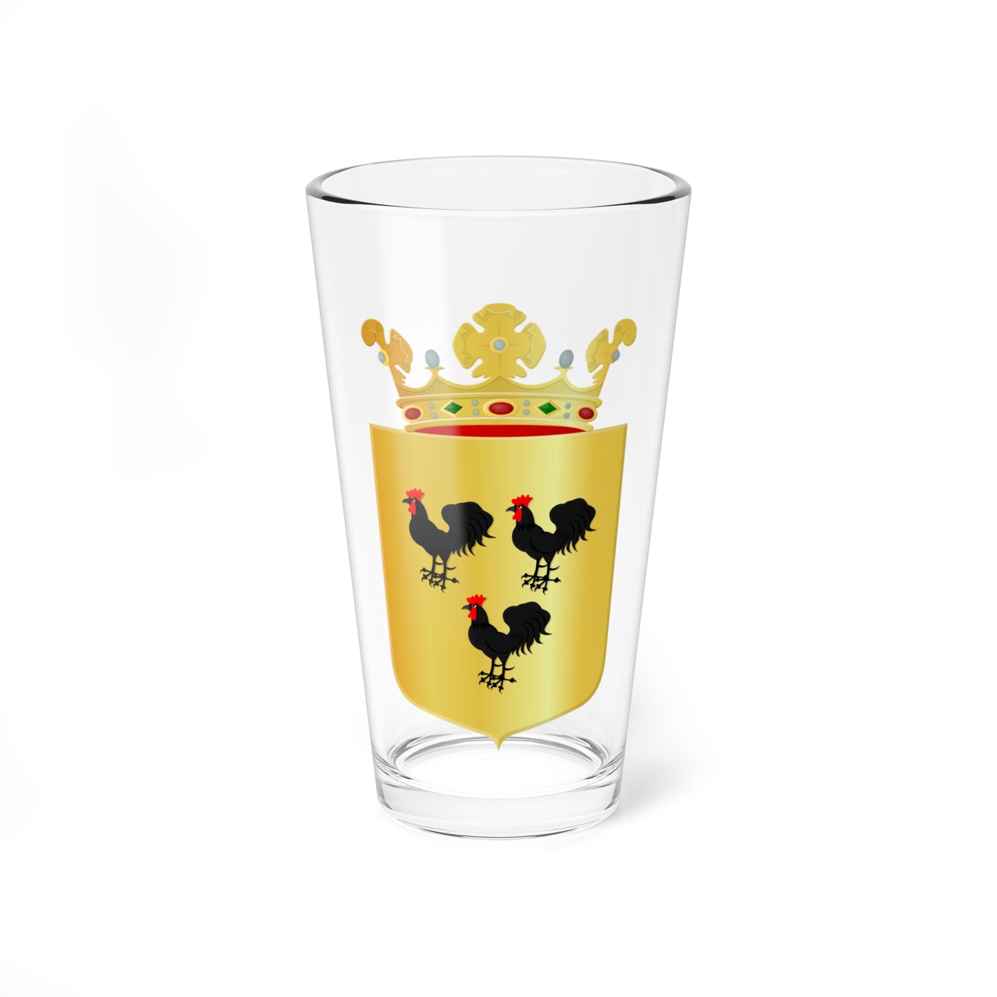 Coat of arms of Woudenberg (Netherlands) (Coat of Arms) Pint Glass 16oz