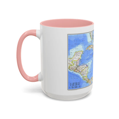 Central America & West Indies(1981) (Map) Accent Coffee Mug