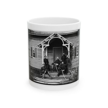 Culpeper, Va. Provost Marshal General Marsena R. Patrick And Staff (U.S. Civil War) White Coffee Mug