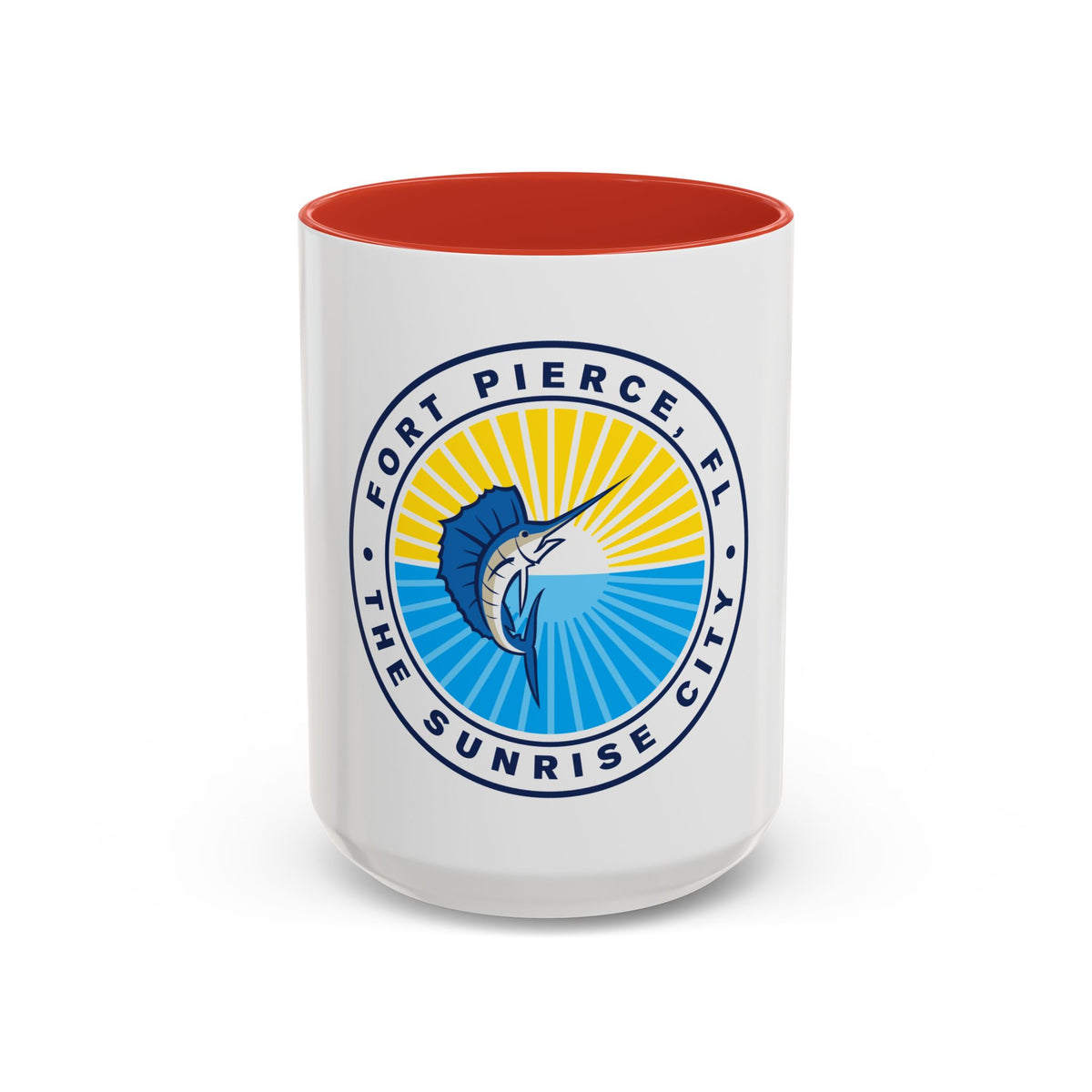 Seal of Fort Pierce Florida - Accent Coffee Mug