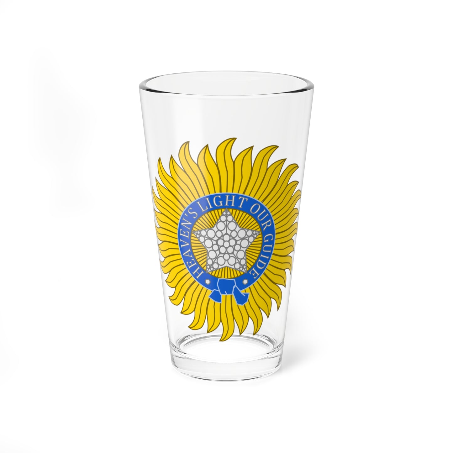 Star of the Order of the Star of India gold (India) (Coat of Arms) Pint Glass 16oz