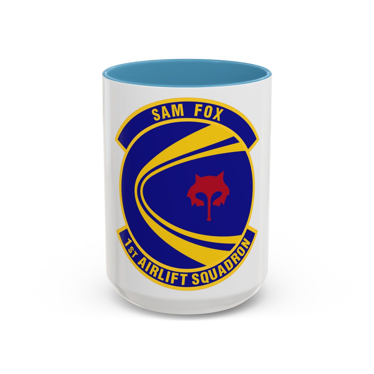 1st Airlift Squadron (U.S. Air Force) Accent Coffee Mug