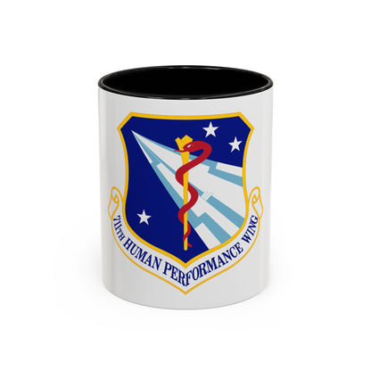 711th Human Performance Wing (U.S. Air Force) Accent Coffee Mug