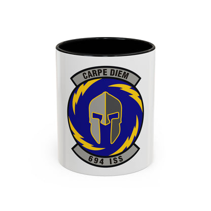 694th Intelligence Support Squadron (U.S. Air Force) Accent Coffee Mug