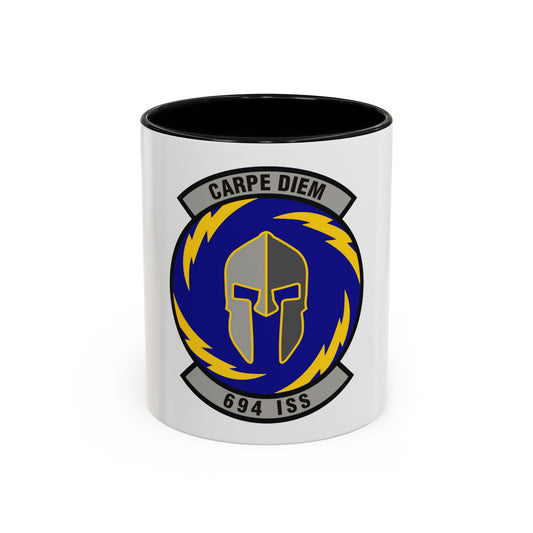 694th Intelligence Support Squadron (U.S. Air Force) Accent Coffee Mug