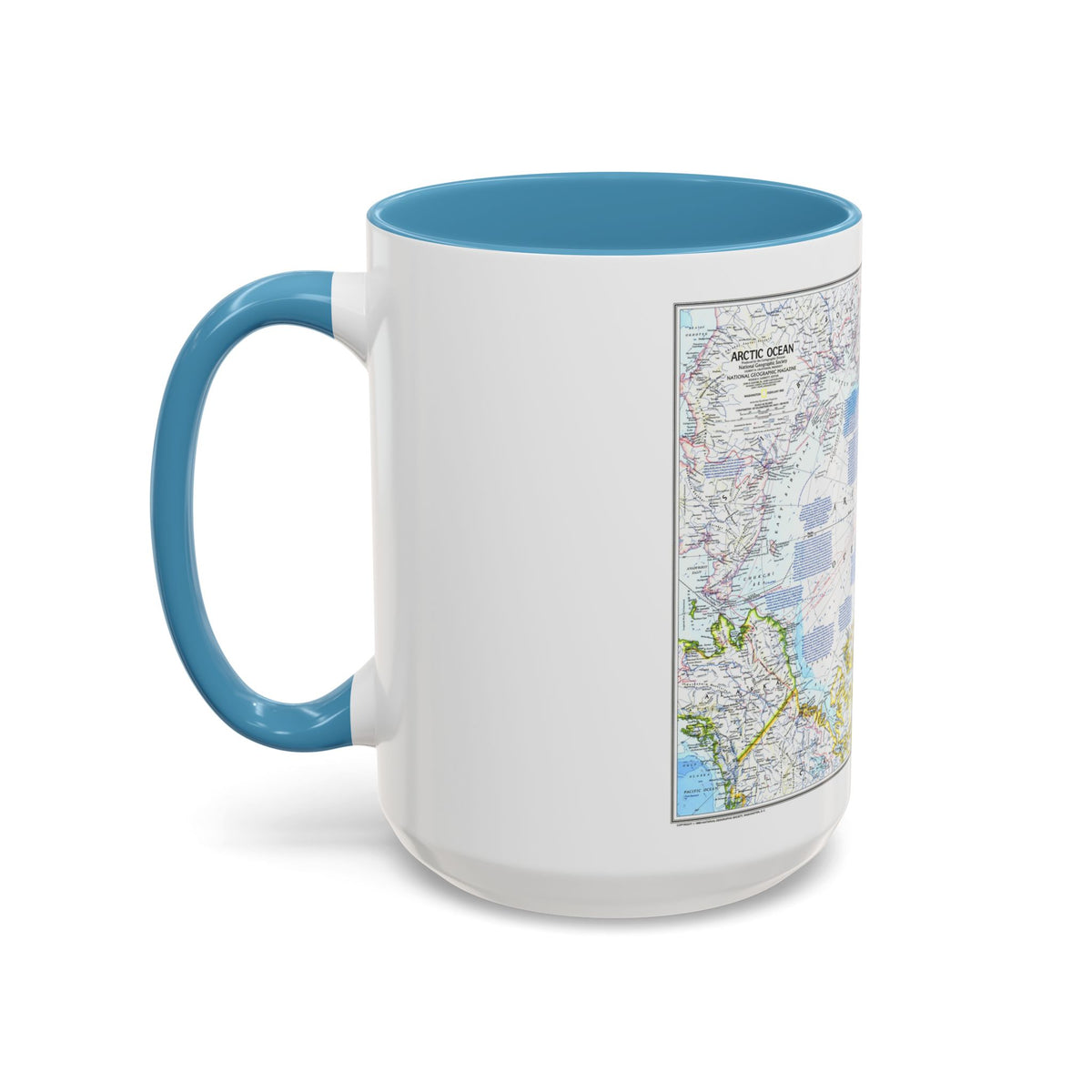 Arctic Ocean (1983) (Map) Accent Coffee Mug