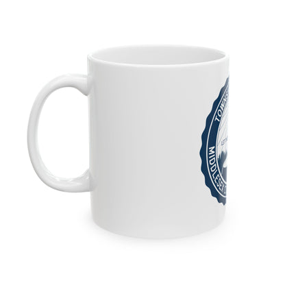 Seal of Edison NJ - White Coffee Mug