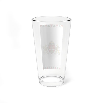 Flag of Budapest vertical (Hungary) Pint Glass 16oz