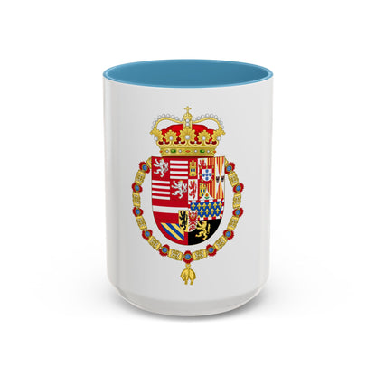 Coat of Arms of Archduke Albert of Austria as Governor-Monarch of the Low Countries - Accent Coffee Mug
