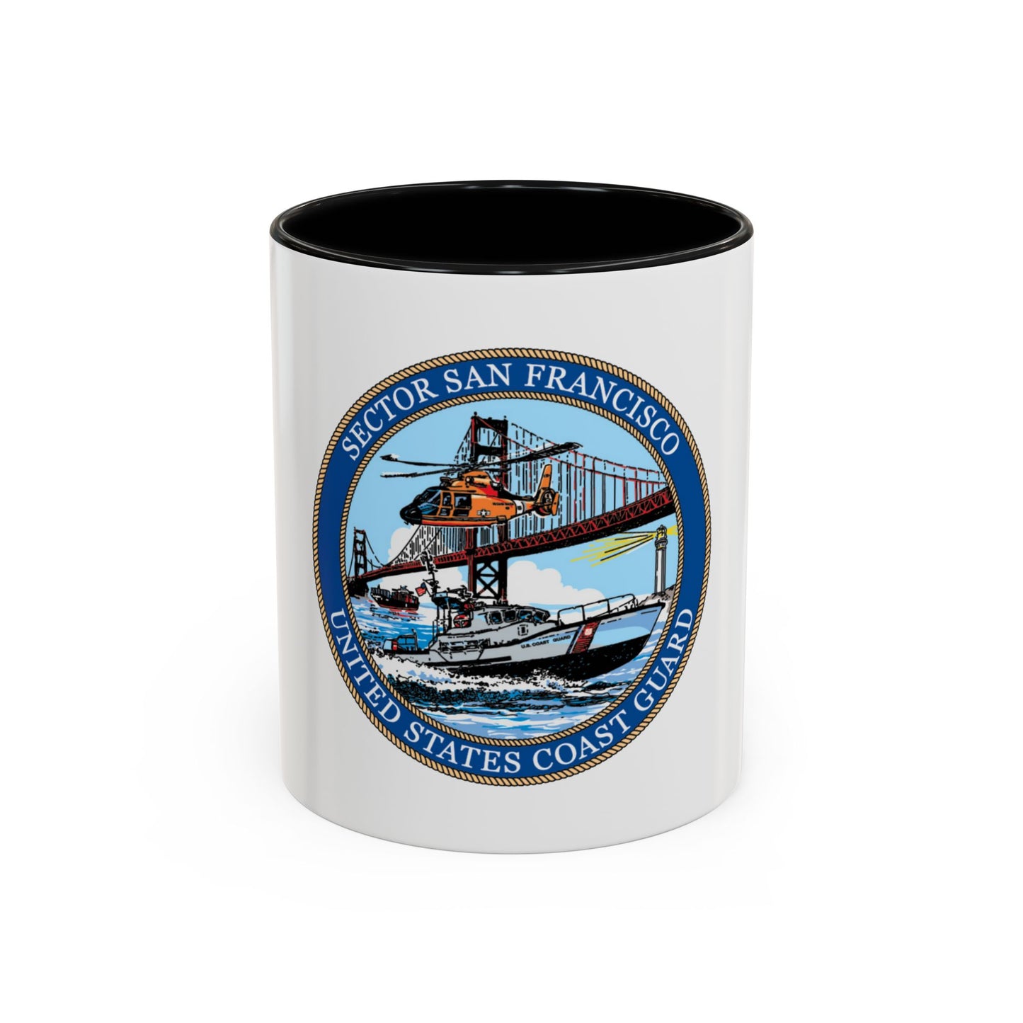 USCG Sector San Francisco (U.S. Coast Guard) Accent Coffee Mug