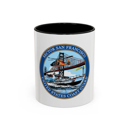 USCG Sector San Francisco (U.S. Coast Guard) Accent Coffee Mug
