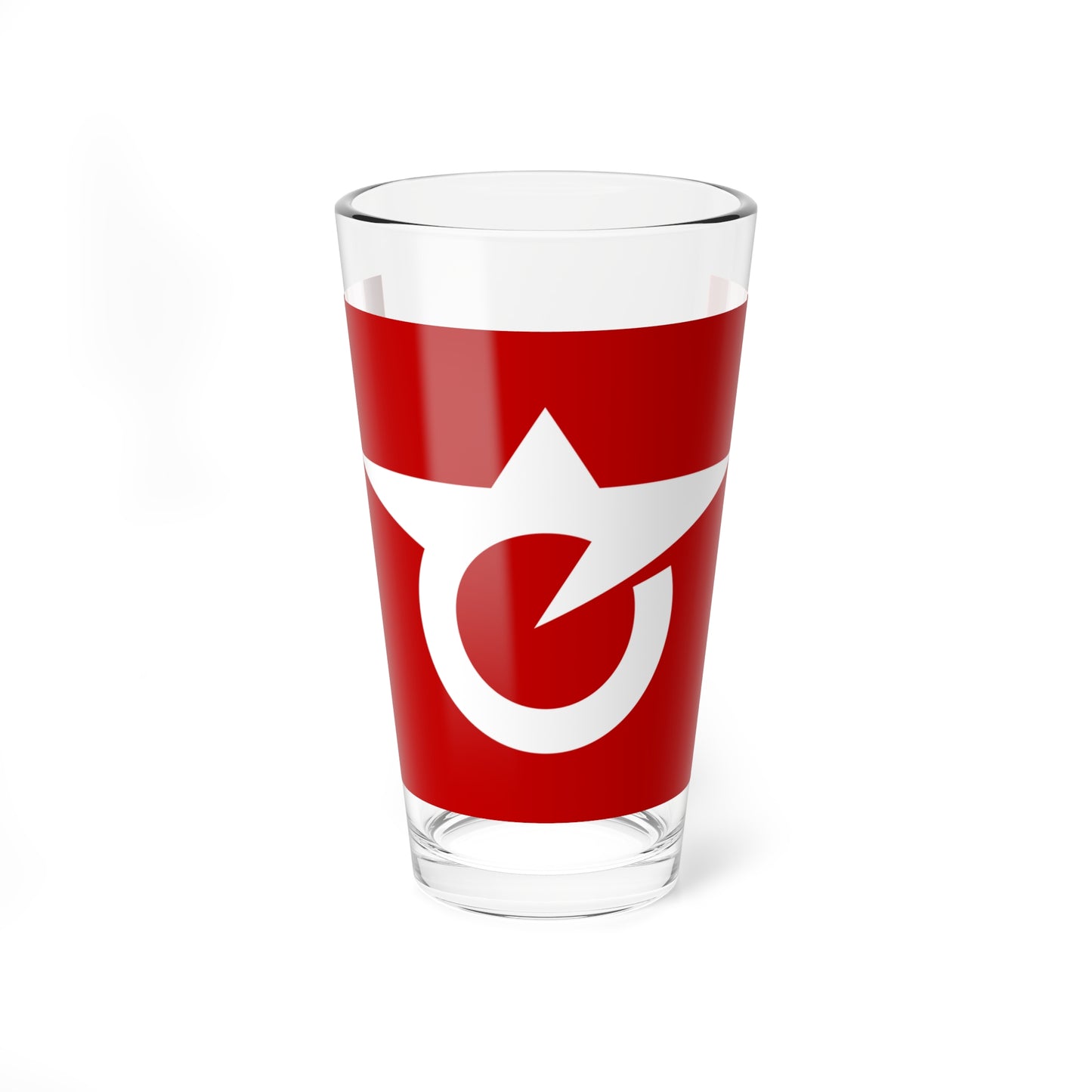 Flag of Senhata Akita 1966-2004 (Japan) Pint Glass 16oz