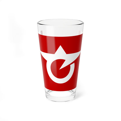 Flag of Senhata Akita 1966-2004 (Japan) Pint Glass 16oz