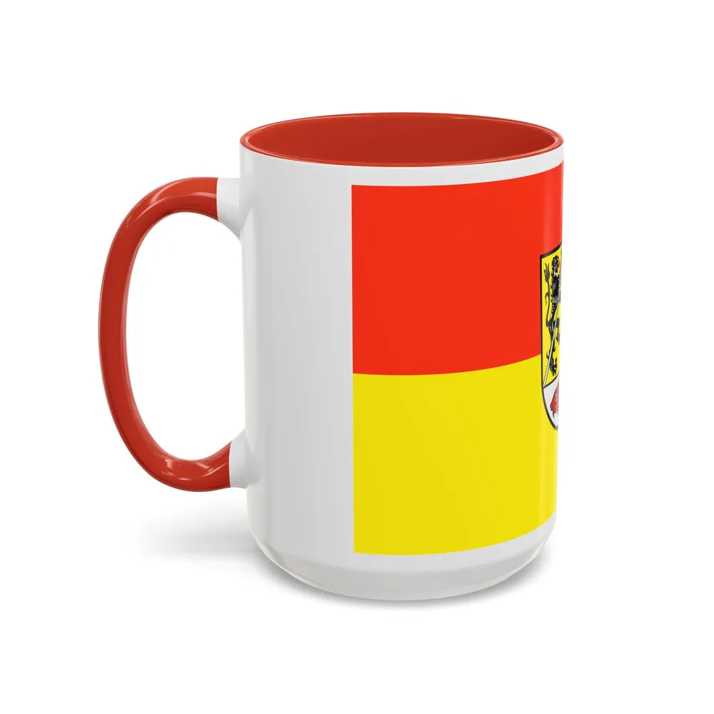 Flag of Forchheim Germany - Accent Coffee Mug-Go Mug Yourself