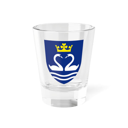 Fredensborg Kommune coa (Denmark) (Coat of Arms) Shot Glass 1.5oz