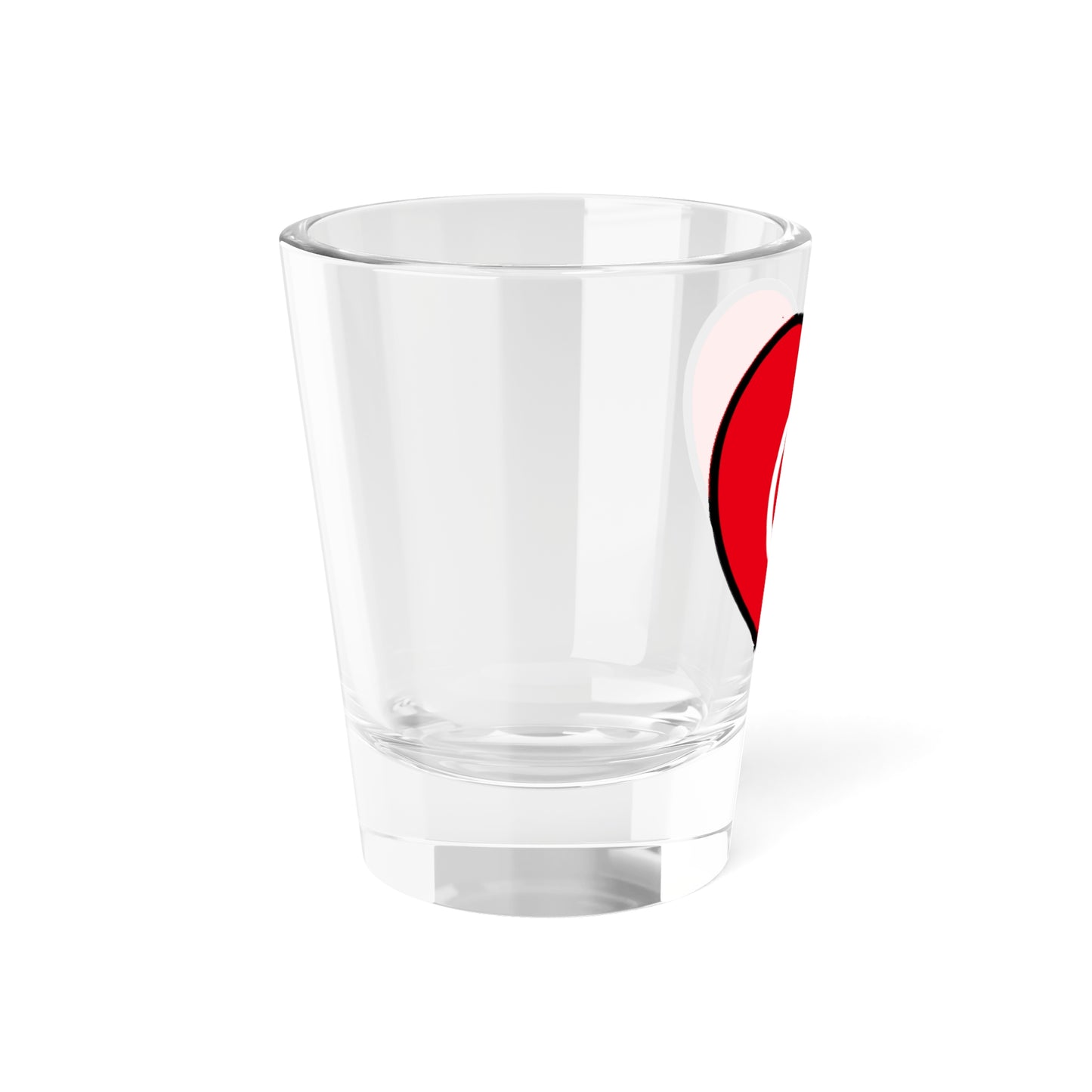 Tunisia flag heart (Tunisia) Shot Glass 1.5oz