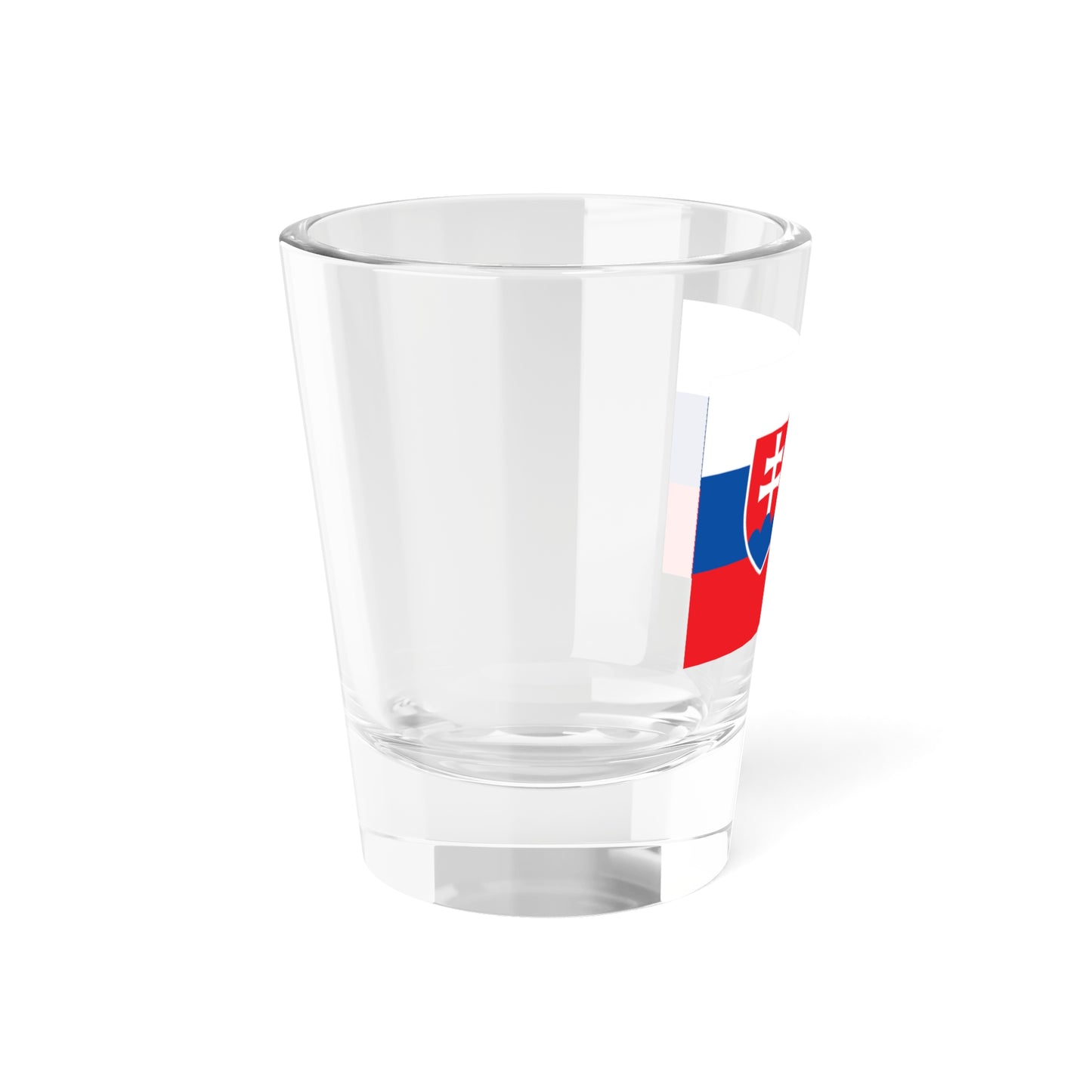 Flag Of Slovakia As Paths (Slovakia) Shot Glass 1.5oz