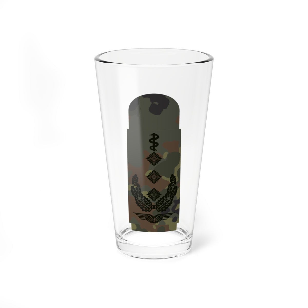 LA 5S5 53b Oberstarzt HMx L (Military Rank) Pint Glass 16oz