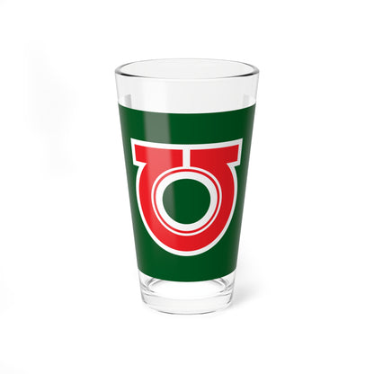 Flag of Bifuka Hokkaido (Japan) Pint Glass 16oz