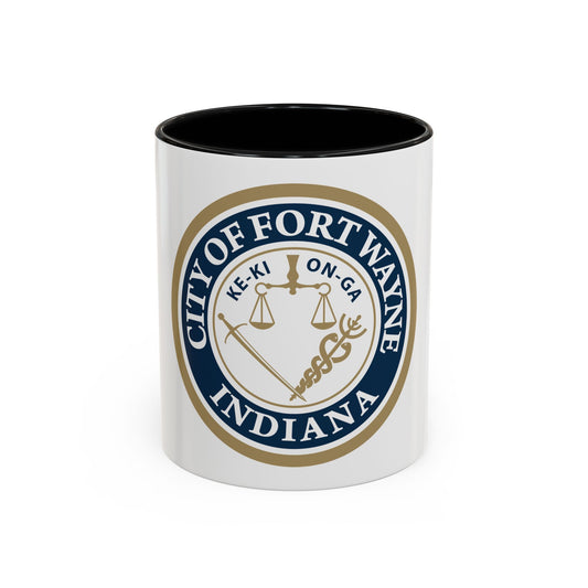 Seal of the City of Fort Wayne Indiana - Accent Coffee Mug