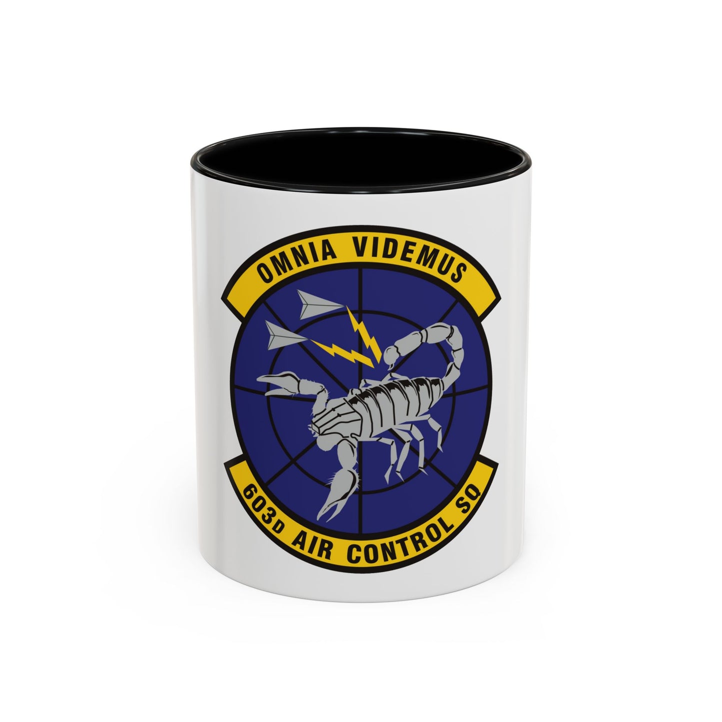 603d Air Control Squadron (U.S. Air Force) Accent Coffee Mug