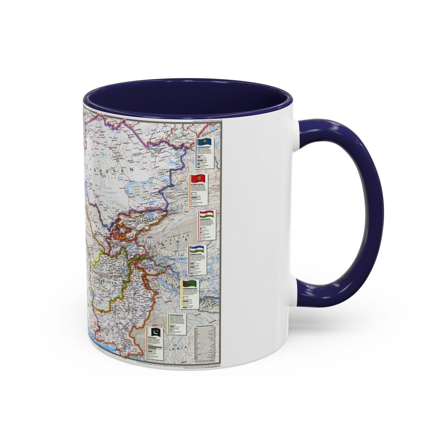 Caspian Region- Promise and Peril (1999) (Map) Accent Coffee Mug