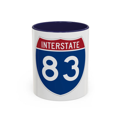 Interstate 83 (U.S. Highways) Accent Coffee Mug