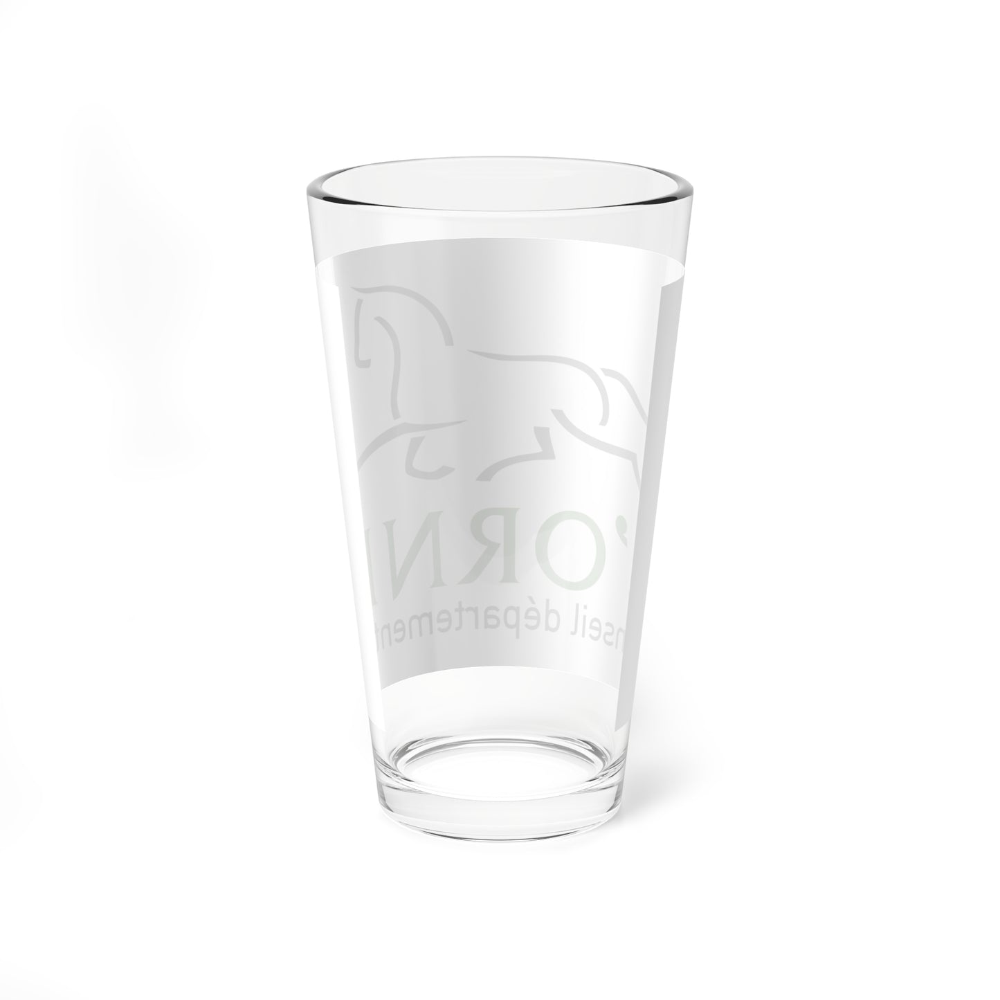 Flag of the Department of Orne (France) Pint Glass 16oz
