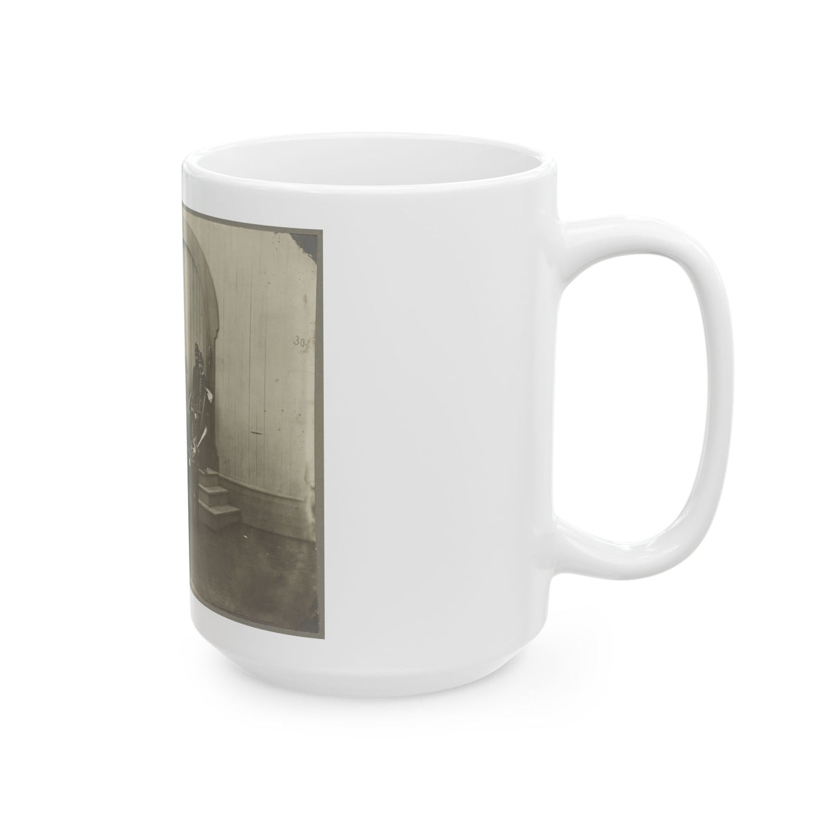 Band Of 9th & 10th Veterans Reserve Corps, Wash. D.C. Apr. 1865 (U.S. Civil War) White Coffee Mug