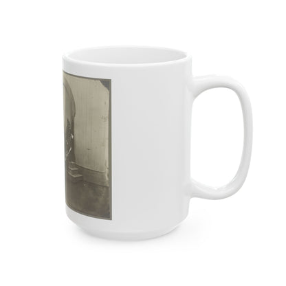 Band Of 9th & 10th Veterans Reserve Corps, Wash. D.C. Apr. 1865 (U.S. Civil War) White Coffee Mug