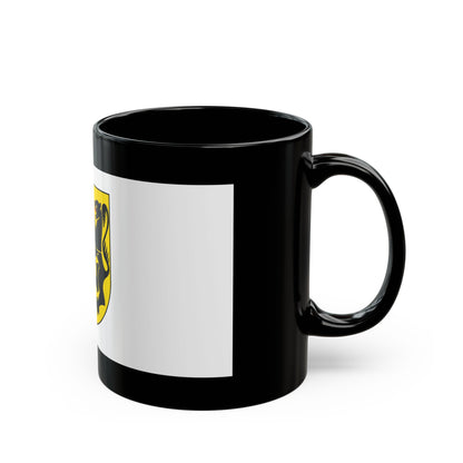 Flag of Rhein Kreises Neuss Germany - Black Coffee Mug-Go Mug Yourself