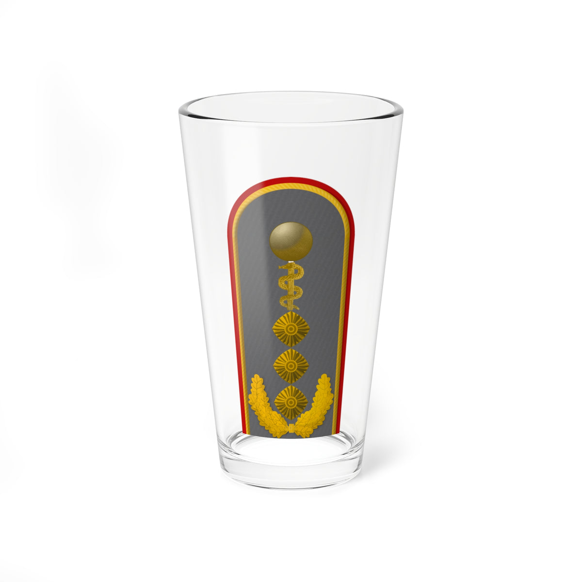 HD H 63b Generaloberstabsarzt HM L (Germany) (Military Rank) Pint Glass 16oz