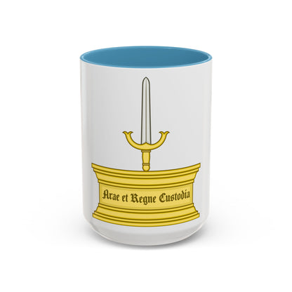 Altar and Sword Badge of Mary I - Accent Coffee Mug