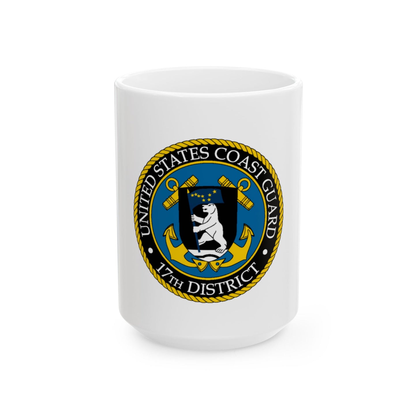 USCG 17th District (U.S. Coast Guard) White Coffee Mug